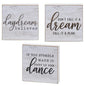 Call It A Dream Square Block 3 Asstd. (Pack of 4)