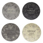 Sentiment Floral Plate 4 Asstd. (Pack of 4)