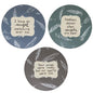 Angel Feather Plate 3 Asstd. (Pack of 4)