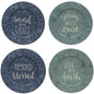 Beyond Blessed Plate 8.5" 4 Asstd. (Pack of 2)
