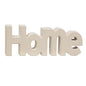 Wooden "Home" Block Cream (Pack of 4)