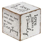 Family Sentiments Cube (Pack of 4)