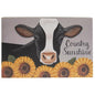 Cow & Sunflowers Country Sunshine Box Sign (Pack of 2)