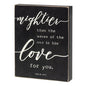 Mightier Than the Sea Box Sign (Pack of 2)