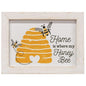 Home Is Where My Honey Bee Frame (Pack of 4)