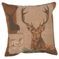 Deer Doe and Stag French Cushion