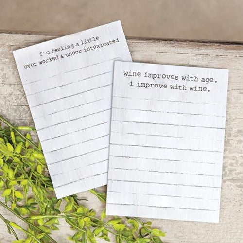 Over Worked Under Intoxicated Mini Notepad (Pack of 4)