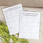 I Improve With Wine Mini Notepad  (Pack of 4)