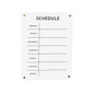 Acrylic Dry Erase Weekly Calender 19"H
