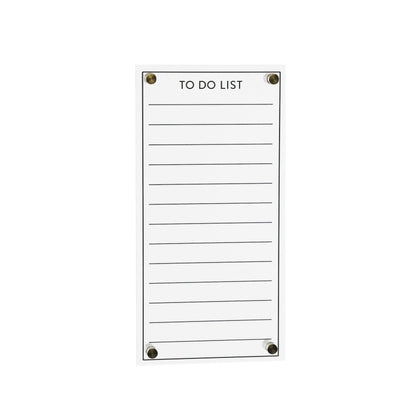 Acrylic Dry Erase To-Do List 13"H