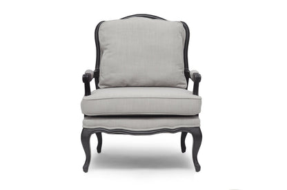 Baxton Studio Antoinette Classic Antiqued French Accent Chair