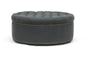 Baxton Studio Iglehart Gray Linen Modern Tufted Ottoman