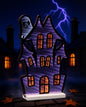 Haunted House w/Ghost Ekkolight 16"H