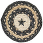 Primitive Pewter Star Braided Trivet (Pack of 4)