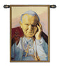 Pope John Paul II Papa Wojtyla Italian Tapestry