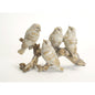 Gold Brushed Birds on a Branch Figurine (Set of 2)