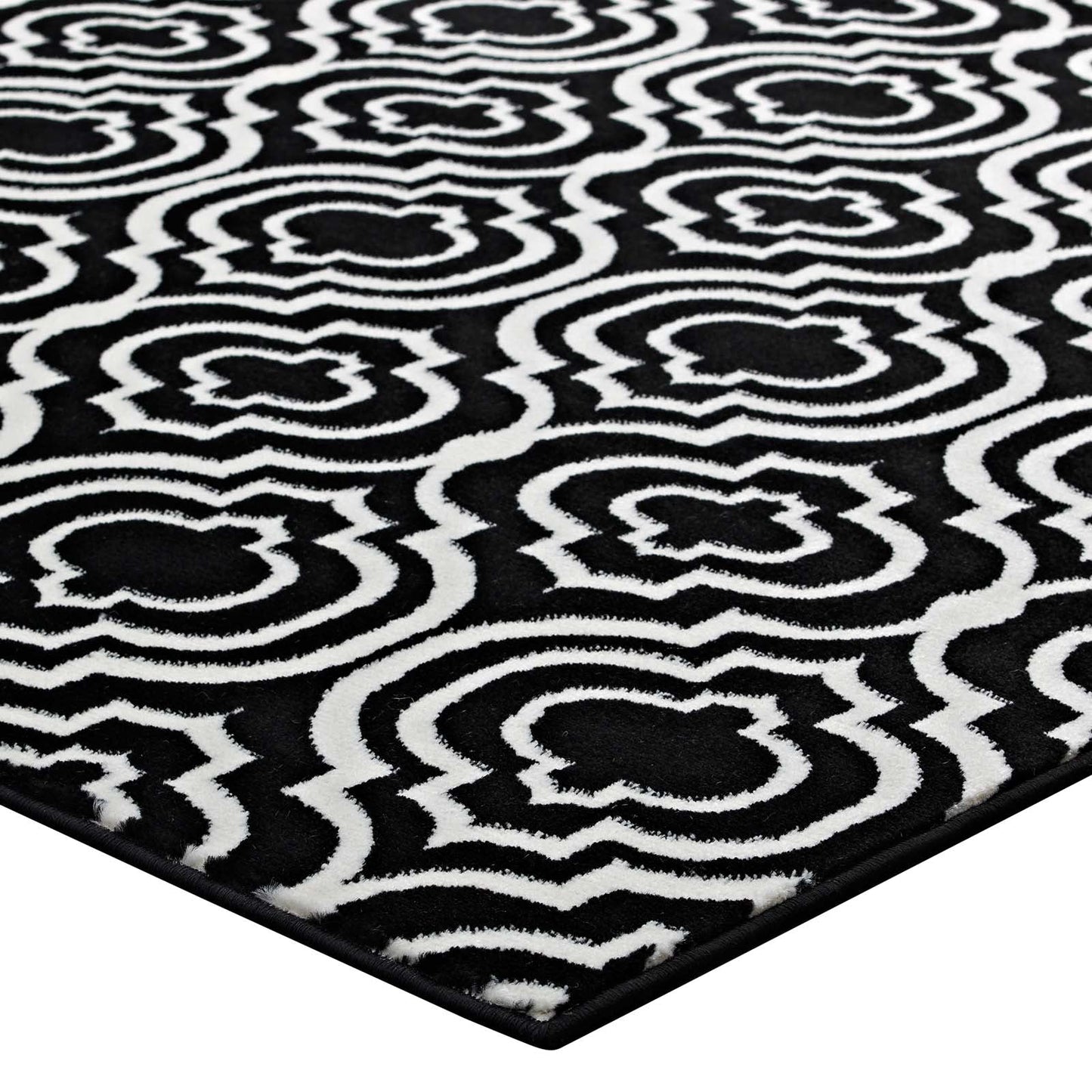 Frame Transitional Moroccan Trellis 5x8 Area Rug by Modway