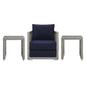 Aura 3 Piece Outdoor Patio Wicker Rattan Set by Modway