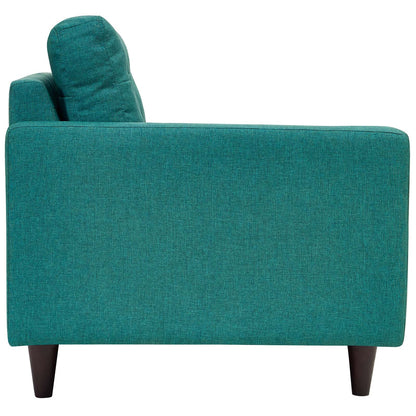 Empress Left-Facing Upholstered Fabric Loveseat by Modway