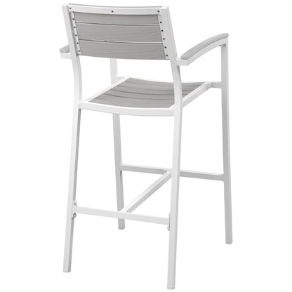 Maine Outdoor Patio Bar Stool Set of 2 by Modway