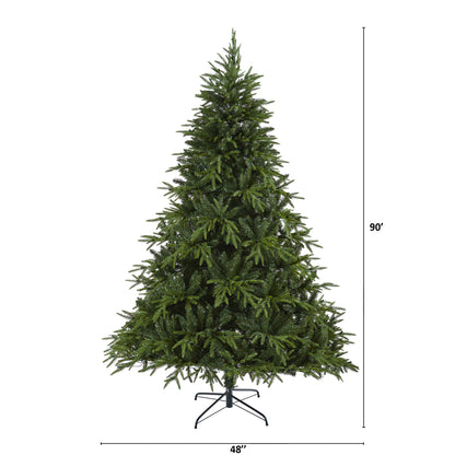 7.5' Colorado Mountain Fir 'Natural Look' Artificial Christmas Tree w/ 600 LED