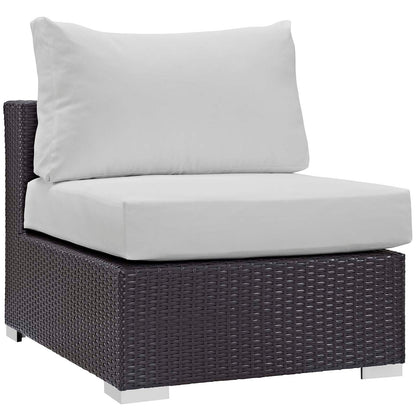 Convene 5 Piece Set Outdoor Patio with Fire Pit by Modway