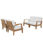 Marina 4 Piece Outdoor Patio Teak Set by Modway