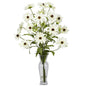 Cosmos w/Vase Silk Flower Arrangement