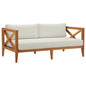 Northlake Outdoor Patio Premium Grade A Teak Wood Sofa by Modway