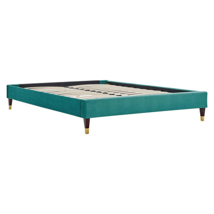 Elise Performance Velvet Full Platform Bed by Modway