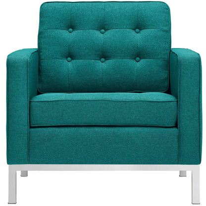 Loft Upholstered Fabric Armchair by Modway
