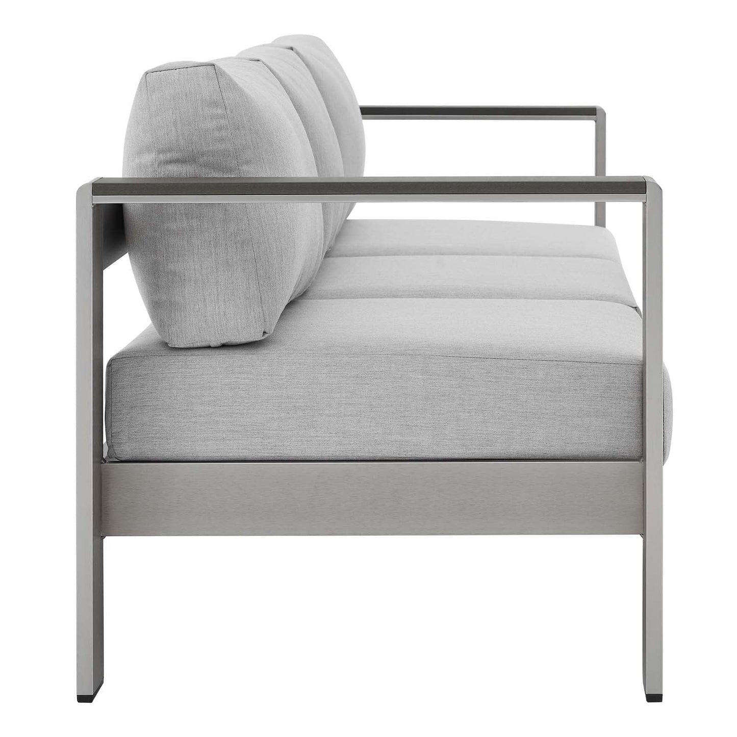 Shore Sunbrella¨ Fabric Aluminum Outdoor Patio Sofa by Modway