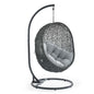 Hide Outdoor Patio Swing Chair With Stand by Modway