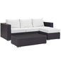 Convene 3 Piece Outdoor Patio Sofa Set by Modway