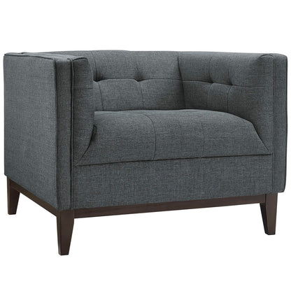 Serve Upholstered Fabric Armchair by Modway