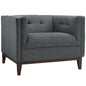 Serve Upholstered Fabric Armchair by Modway