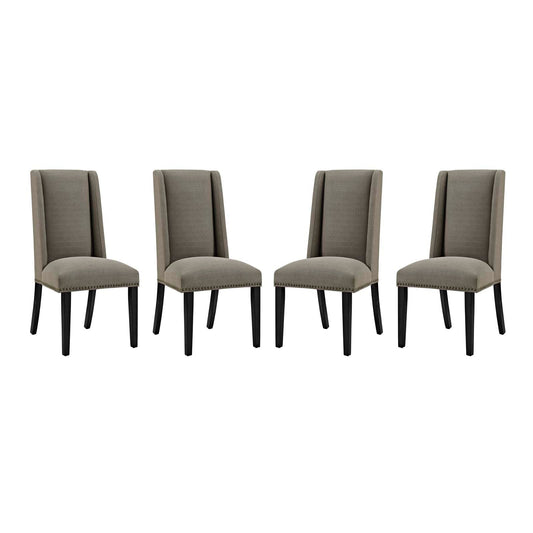Baron Fabric Dining Chair Set of 4 by Modway