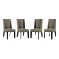 Baron Fabric Dining Chair Set of 4 by Modway