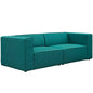 Mingle 2 Piece Upholstered Fabric Sectional Sofa Set by Modway