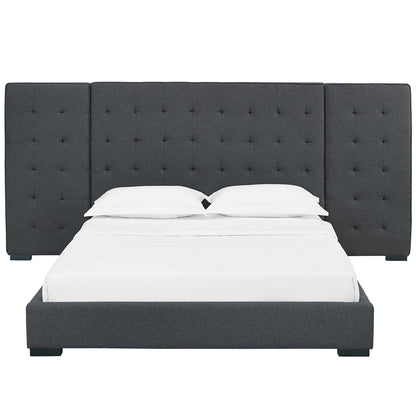 Sierra Upholstered Fabric Queen Platform Bed by Modway