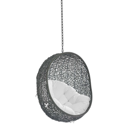 Hide Sunbrella¨ Fabric Swing Outdoor Patio Lounge Chair Without Stand by Modway