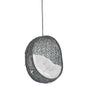 Hide Sunbrella¨ Fabric Swing Outdoor Patio Lounge Chair Without Stand by Modway