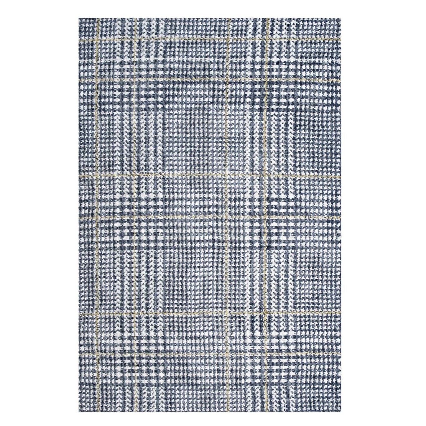 Kaja Abstract Plaid 8x10 Area Rug by Modway