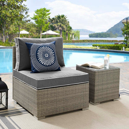 Repose Outdoor Patio Armless Chair by Modway