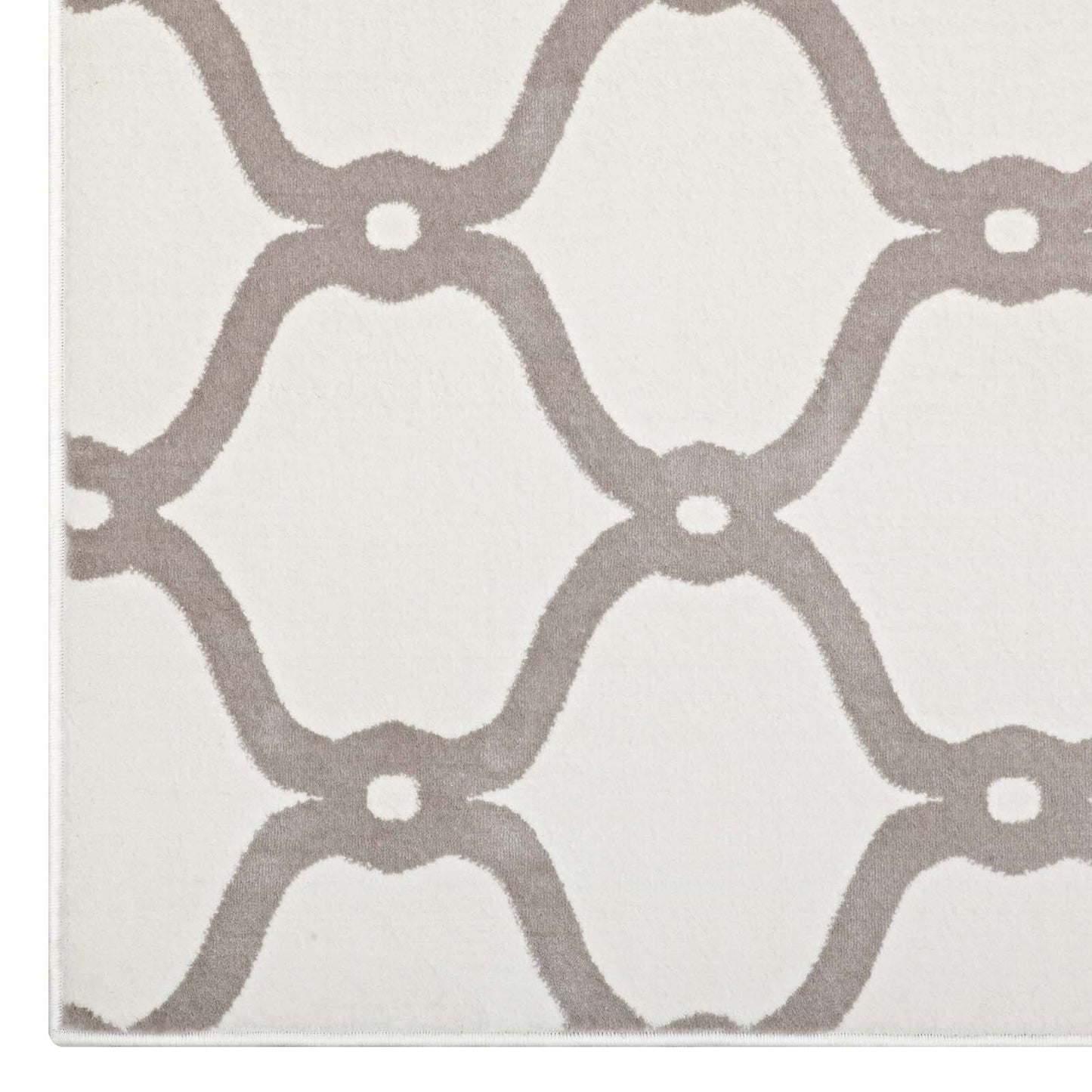 Beltara Chain Link Transitional Trellis 5x8 Area Rug by Modway