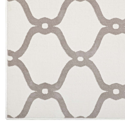 Beltara Chain Link Transitional Trellis 5x8 Area Rug by Modway