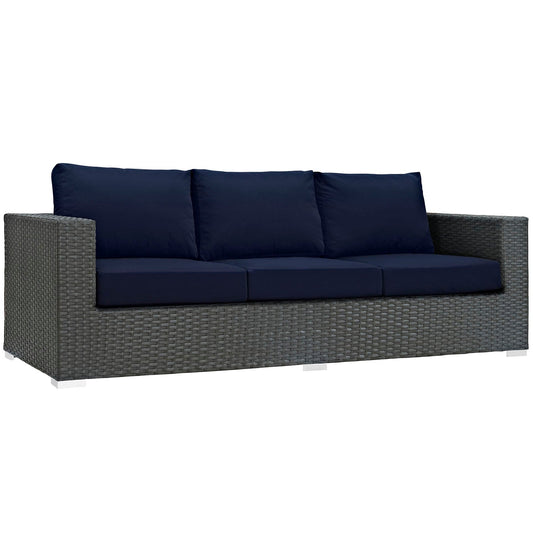 Sojourn Outdoor Patio Sunbrella¨ Sofa by Modway