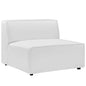 Mingle Vegan Leather Armless Chair by Modway