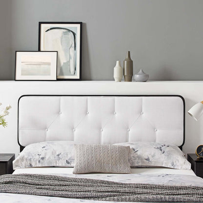 Collins Tufted Fabric and Wood Twin Headboard by Modway
