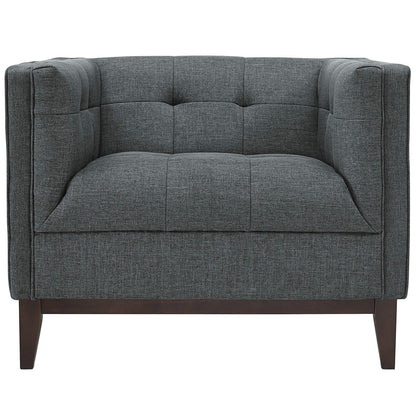 Serve Upholstered Fabric Armchair by Modway